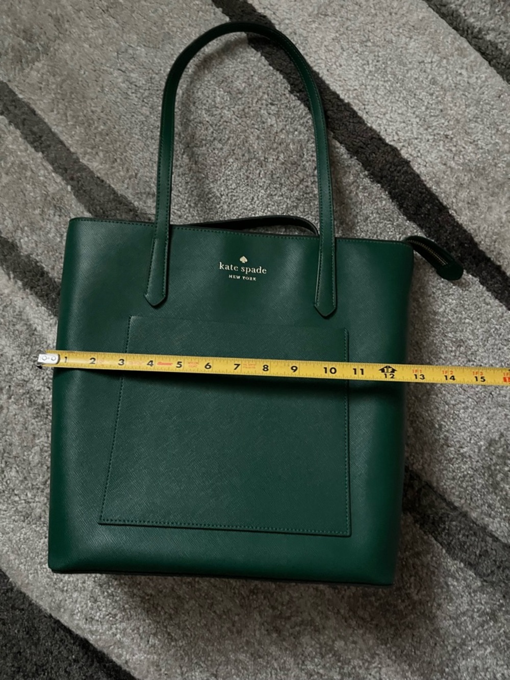 RARE Dark Green Kate Spade Tote - Picture 13 of 13